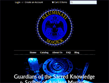 Tablet Screenshot of illuminatimagick.com